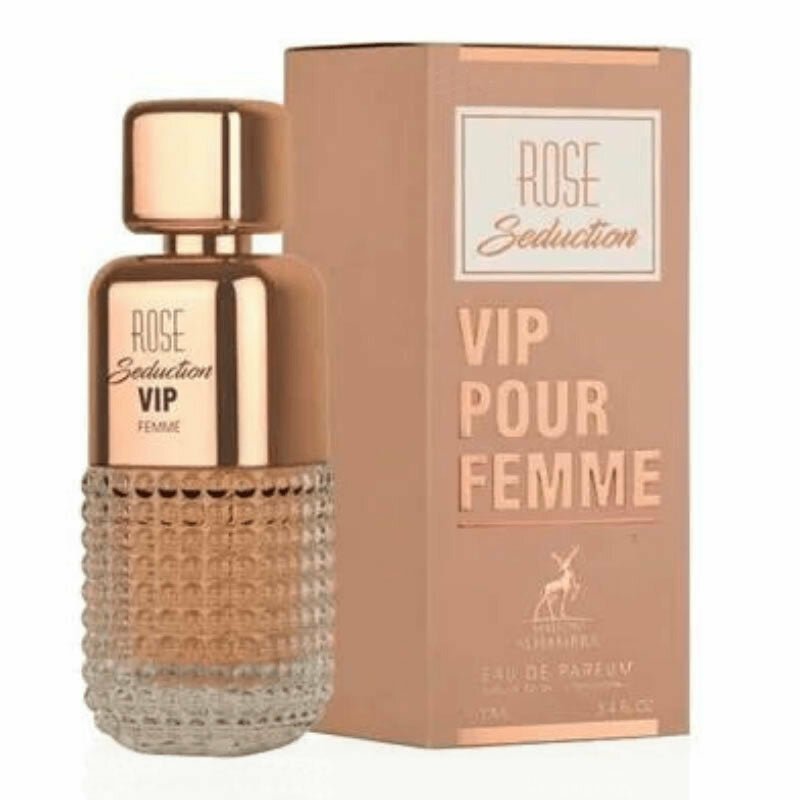 MAISON AL HAMBRA VIP POUR FEMME ROSE SEDUCTION EDP 100ML