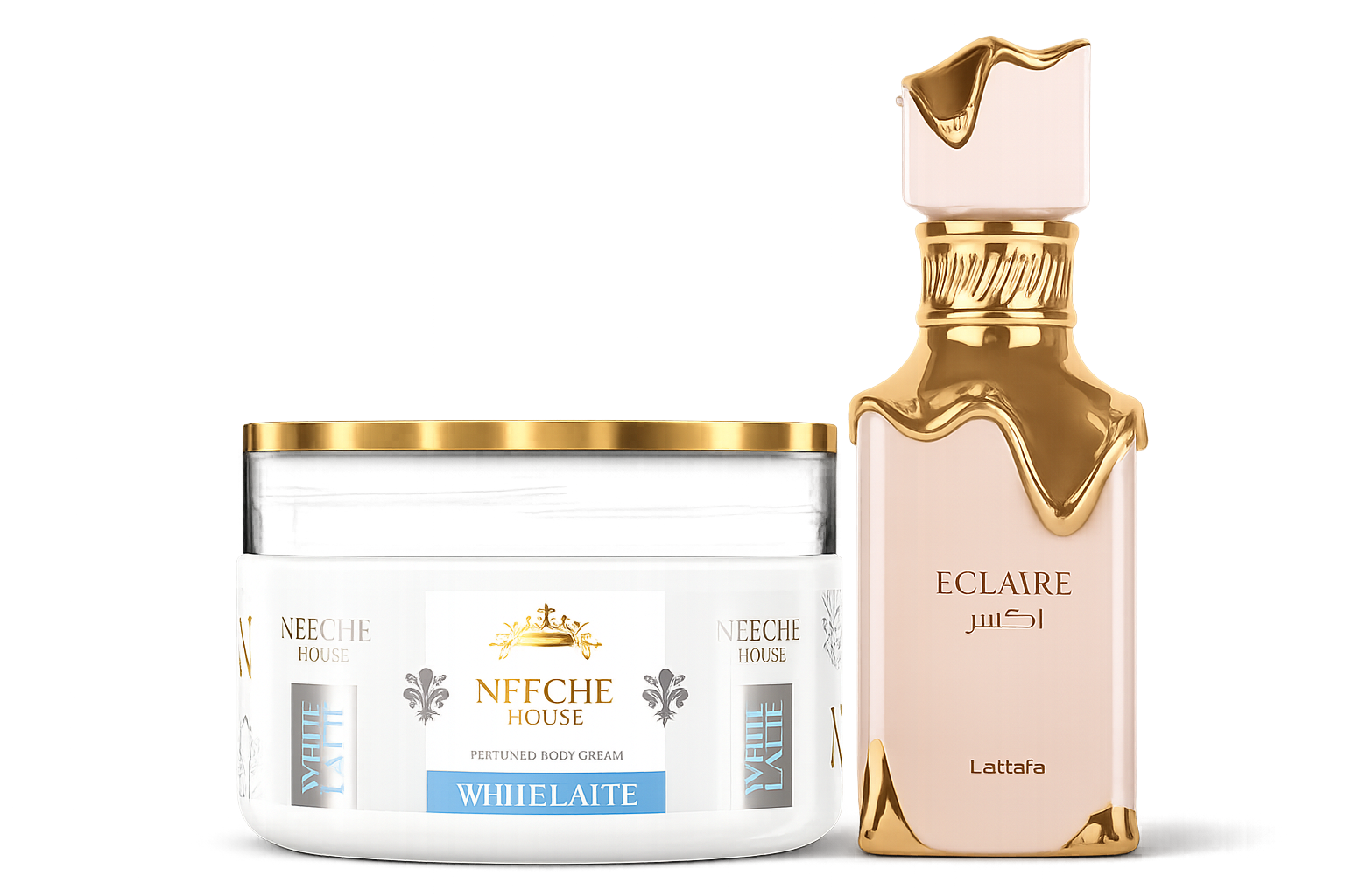 COMBO LATTAFA ECLAIRE EDP 100ML + WHITE LATTE 200ML