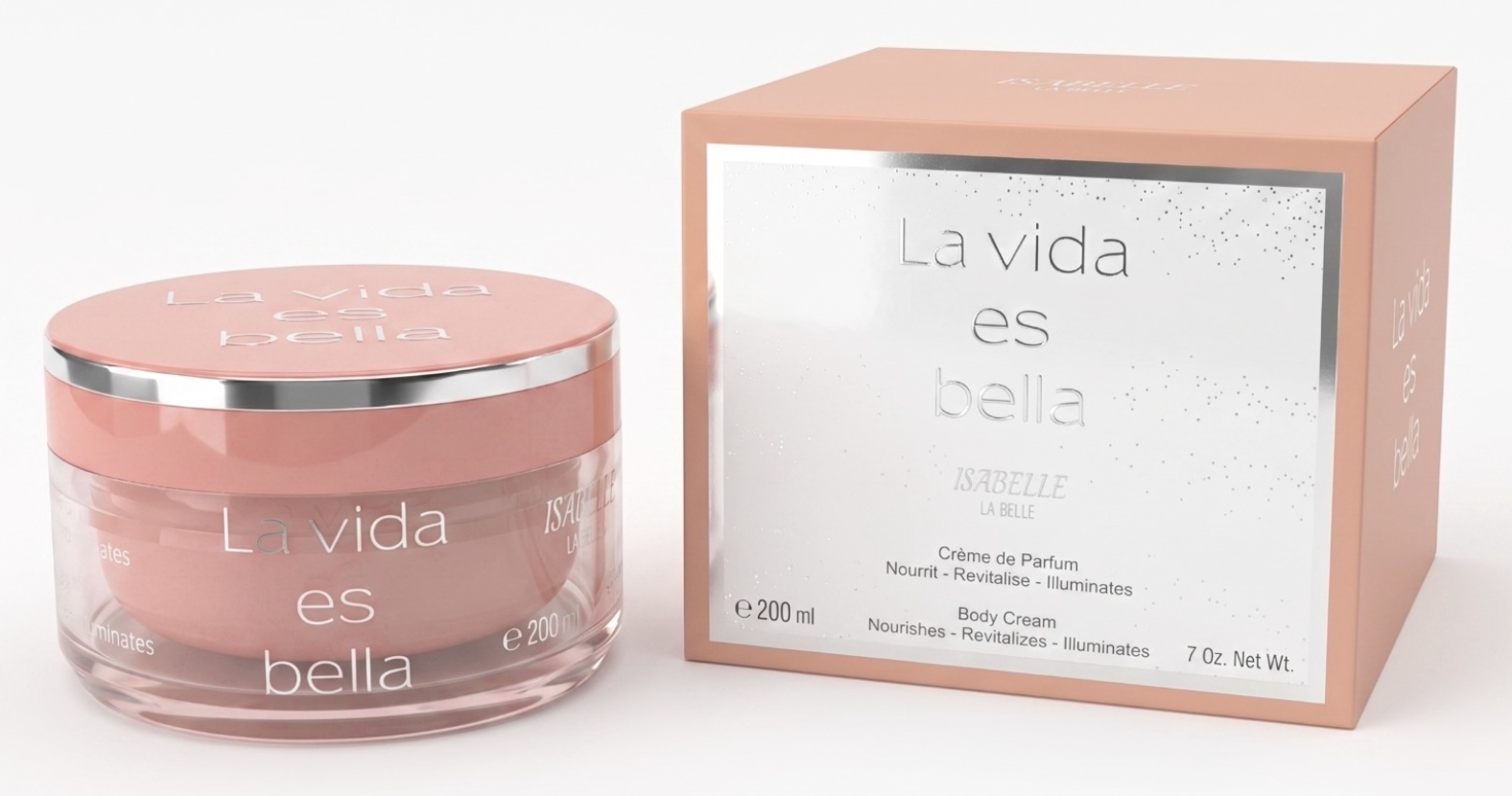 ISABELLE LA BELLE HIDRATANTE CORPORAL LA VIDA ES BELLA 200GR - POTE