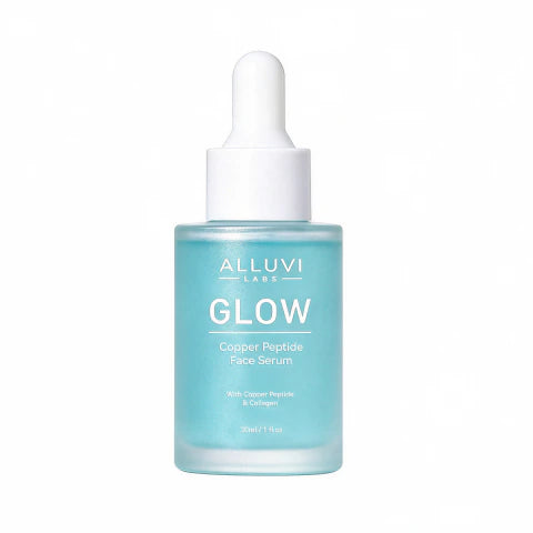ALLUVI LABS GLOW COPPER PEPTIDE FACE SERUM 30ML