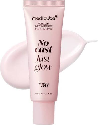 MEDICUBE NO CAST JUST DEW COLLAGEN GLOW SUNSCREEN SPF 50+