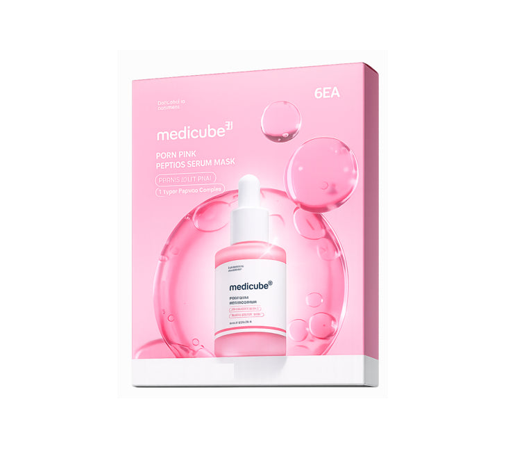 MEDICUBE PDRN PINK PEPTIDE SERUM MASK 6EA 23ML
